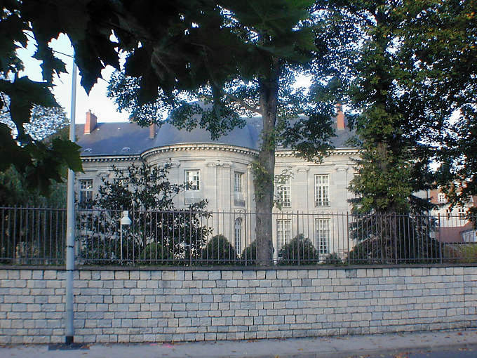 Besançon, rear view of the Regional Prefecture - France