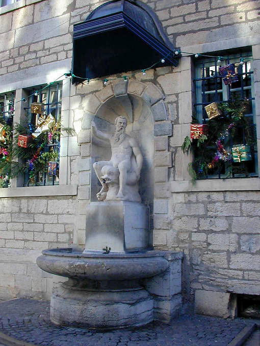 Besançon, Bacchus Fontaine, Grande Rue - France