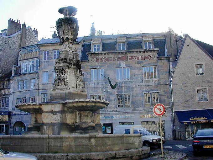 Fountain of the Market Square or the Revolution, Besançon - France