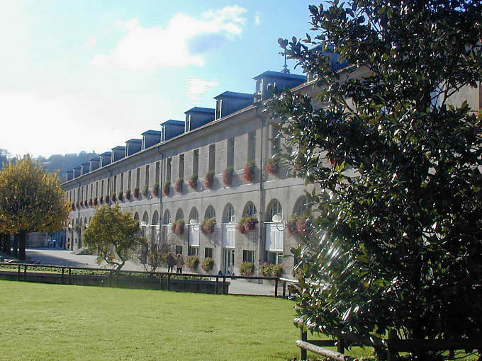 Besançon, the gardens of City Hall - France