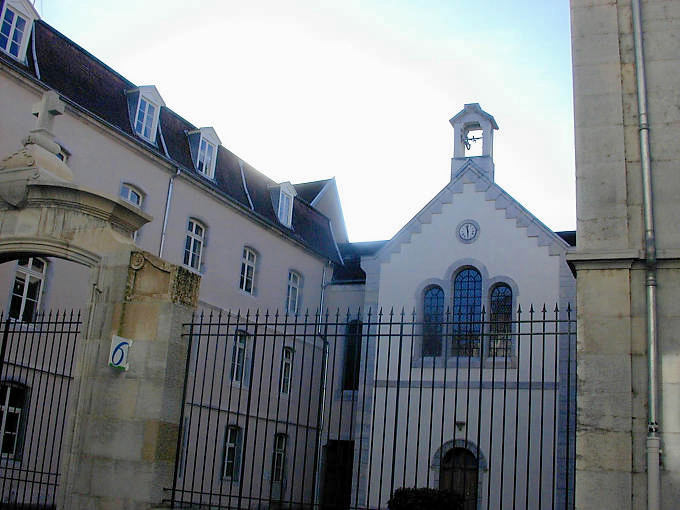 Besançon, building in the street Mégevand - France