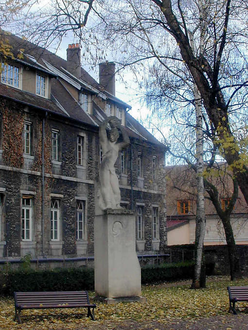 Besançon Square in the street Sarrail - France