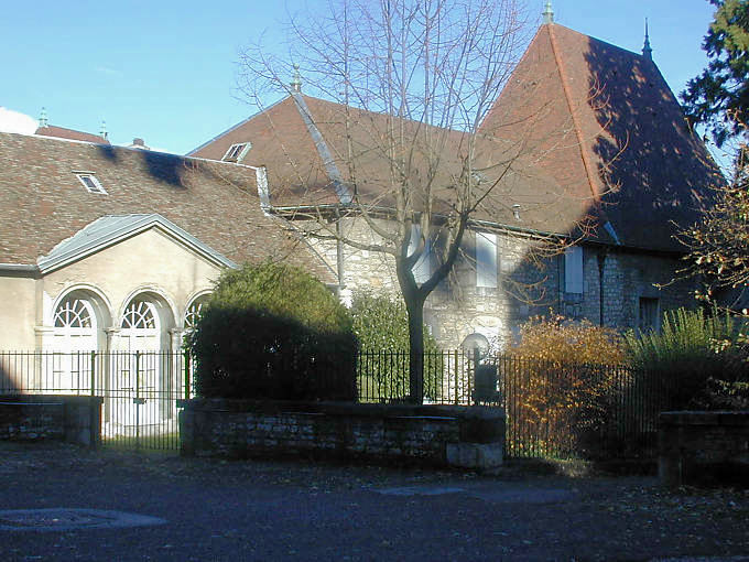 Besançon, the Palace Street in Saint John - France