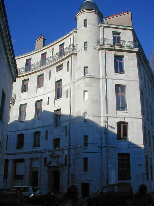 Besançon, street Lacore, Granvelle park - France