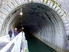 Besançon, the river tunnel under the Citadelle, France.