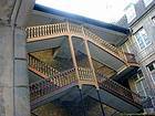 Besançon, typical stairs, Place Pasteur, France.