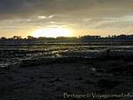 Low tide at sunset, Laber, Roscoff, Brittany, France.