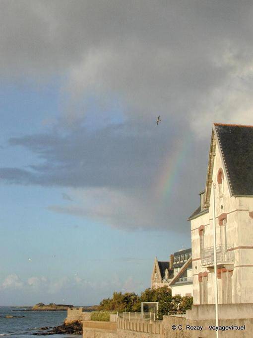 Bénodet, stormy light in Brittany - France