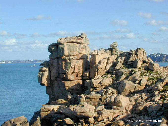 The Castle of the Devil, Coastguard Path, Perros Guirec, Brittany - France