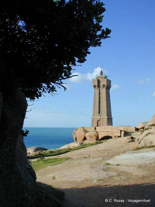 The lighthouse of Mean Ruz, Ploumanac'h, Brittany - France