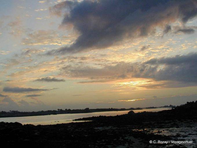 Sunset, Britain - France