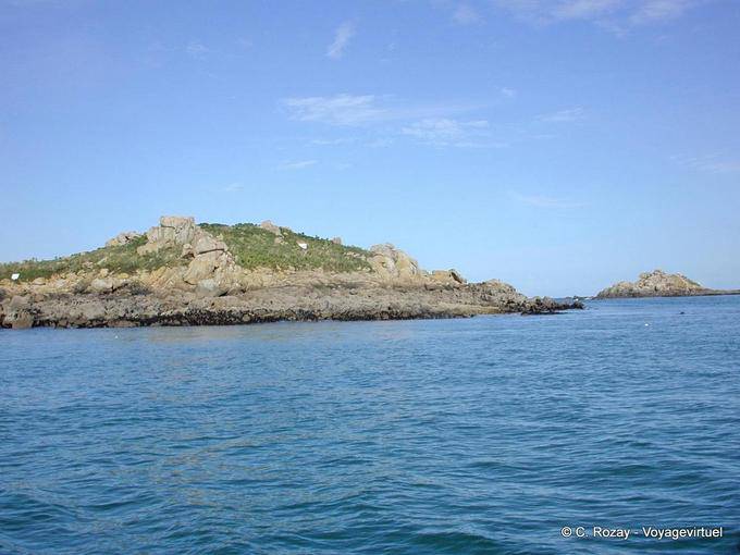 Isolated islands of Brittany - France