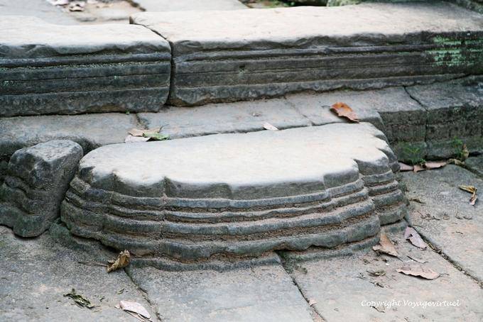 Stair form Preah Khan, Angkor, Cambodia