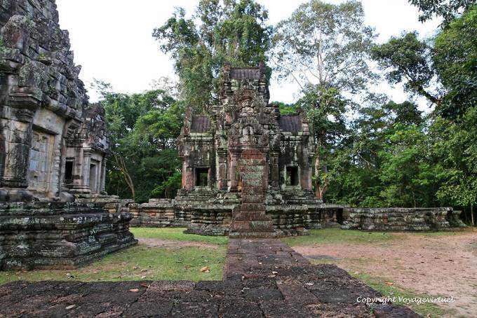 One of the two libraries Thommanon, Angkor, Cambodia