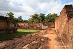 Perimeter walls and remains of the gallery, Banteay Samre, Cambodia.