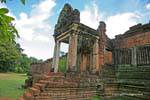 Outside of the west gopura, Banteay Samré, Cambodia.