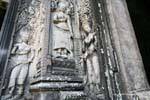 Devatas female with different types of sampot, Thommanon, Cambodia.