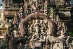 Other pediment sculptures Thommanon, Cambodia.