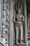 Apsara born from the churning of the sea of milk, Angkor Wat, Cambodia.