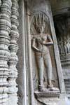Sky Woman, apsara, the one that walks on water, Angkor Wat, Cambodia.