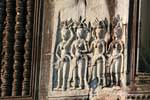 Asparas Force on the outside of a gallery, Angkor Wat, Cambodia.