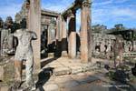 Outdoor statues Bayon, Angkor Thom, Cambodia.