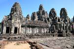 Facade and north galleries Bayon Angkor Thom, Cambodia.