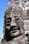 Stone face Bayon Angkor Thom, Cambodia.