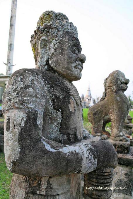 Guardian Statue, Wat Nokor, Kampong Cham - Cambodia