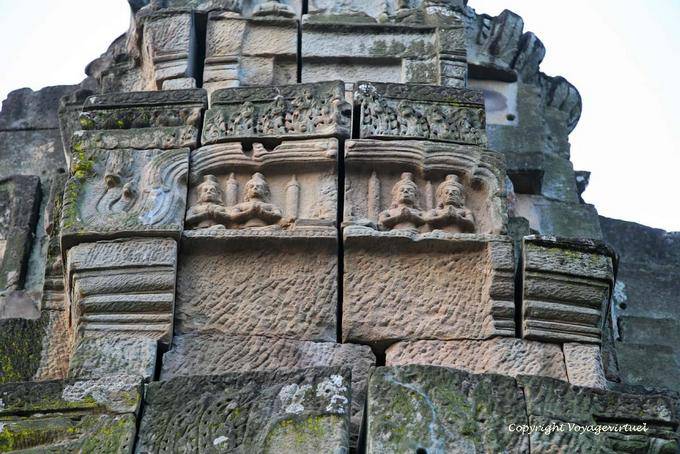 Architectural detail, Wat Nokor, Kampong Cham - Cambodia