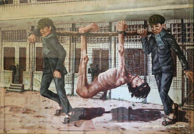 Transport tortured, Tuol Sleng, or S-21, Phnom Penh - Cambodia