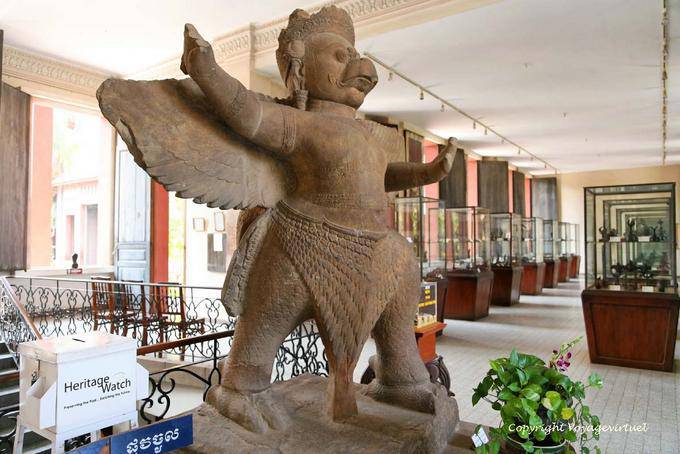 Statue of Garuda Koh Ker style, National Museum, Phnom Penh - Cambodia