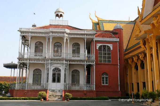Architecture Pavilion Napoleon III, Royal Palace, Phnom Penh - Cambodia