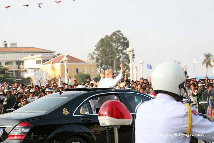 Greetings from the King of Cambodia, Norodom Sihamoni, Phnom Penh - Cambodia