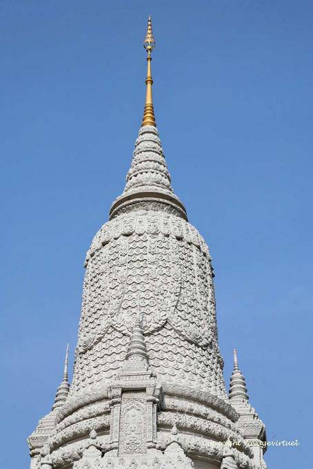 Ornament from the top of Royal stupa, the Silver Pagoda - Cambodia