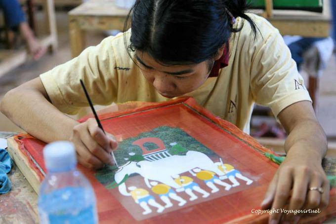 Reproduction in painting, crafts, Siem Reap - Cambodia