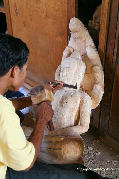 Woodcarver, Siem Reap - Cambodia
