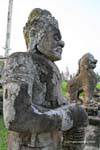 Guardian Statue, Wat Nokor, Kampong Cham, Cambodia.