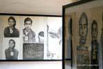 The alleged opponents of the Khmer Rouge regime imprisoned at Tuol Sleng, Phnom Penh, Cambodia.