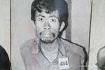 Terrorized prisoner photographed on arrival at Tuol Sleng, Phnom Penh, Cambodia.
