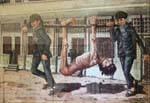 Transport tortured, Tuol Sleng, or S-21, Phnom Penh, Cambodia.
