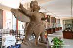 Statue of Garuda Koh Ker style, National Museum, Phnom Penh, Cambodia.