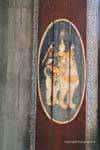 Painting on wood, Museum Phnom Penh, Cambodia.