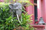 Elephant from a former War Memorial, National Museum, Phnom Penh, Cambodia.