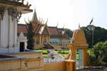 The entrance of Prasat Khemarin or take pleasure in Khmer king, Phnom Penh, Cambodia.