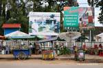 Mini mobile restaurants to posters, Siem Reap, Cambodia.