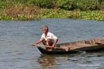 Thinning hair color for this landlubber, Tonle Sap, Cambodia.