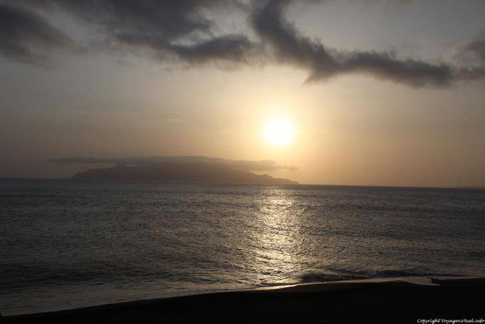 Brava evening from Fogo - Cape Verde