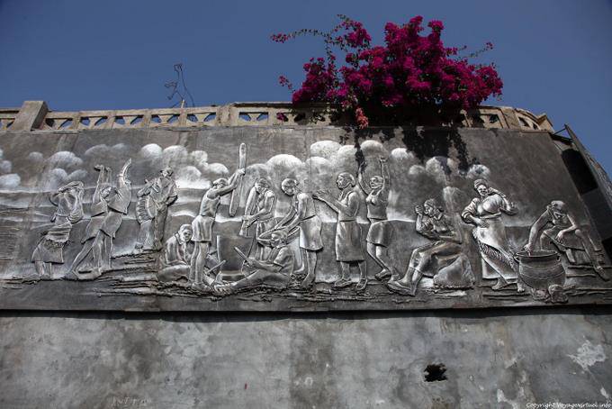 Fogo, São Filipe, mural - Cape Verde
