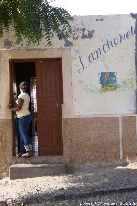 Fogo, São Filipe Lanchonet restaurant - Cape Verde